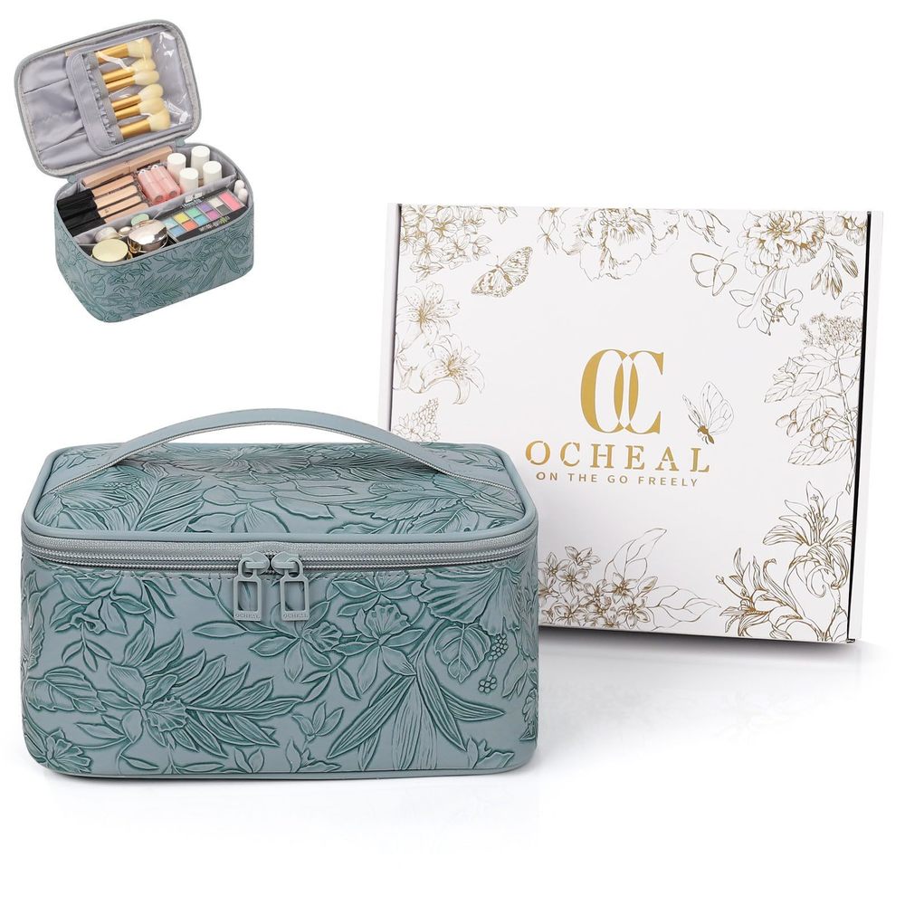 Makeup Bag,travel Makeup Organizer Bag, Large Capacity Cosmetic Bags For Women🦈